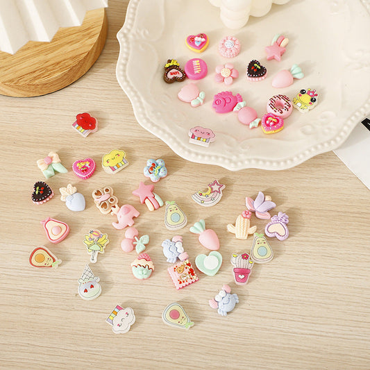HKM-888915 Cute 3D Cartoon Resin Mobile Phone and Fridge Stickers - Available in Packs of 6, 10, or 50