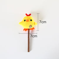 HKM-8889533 Rainbow Plush Chew Toys for Cats - Molar Sticks for Dental Health, Handmade from Natural Materials