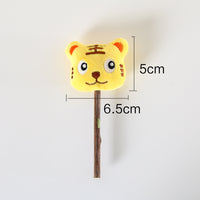 HKM-8889533 Rainbow Plush Chew Toys for Cats - Molar Sticks for Dental Health, Handmade from Natural Materials