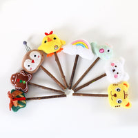 HKM-8889533 Rainbow Plush Chew Toys for Cats - Molar Sticks for Dental Health, Handmade from Natural Materials