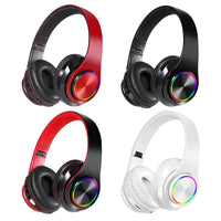 HKM-888979 Foldable Wireless Cat Ear Headphones with TF Card Support and LED Light
