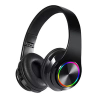 HKM-888979 Foldable Wireless Cat Ear Headphones with TF Card Support and LED Light