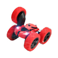 HKM-888979 Remote Control Double-Sided Stunt Car with 360 Degree Rotation and LED Lights for Kids