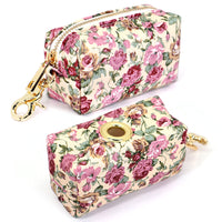 HKM-8890685 Customizable Dog Collar with Matching Leash and Bag - All Cotton Fabric, Multiple Sizes Available