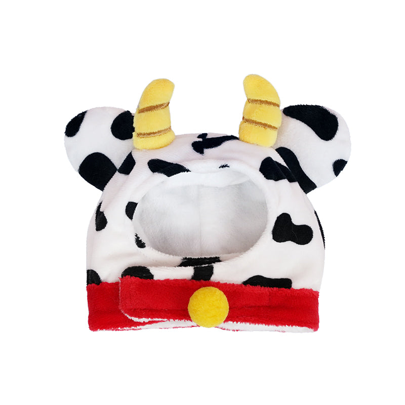 HKM-8891453 Cozy Four Seasons Cow Cloak for Cats - Warm and Stylish Pet Apparel