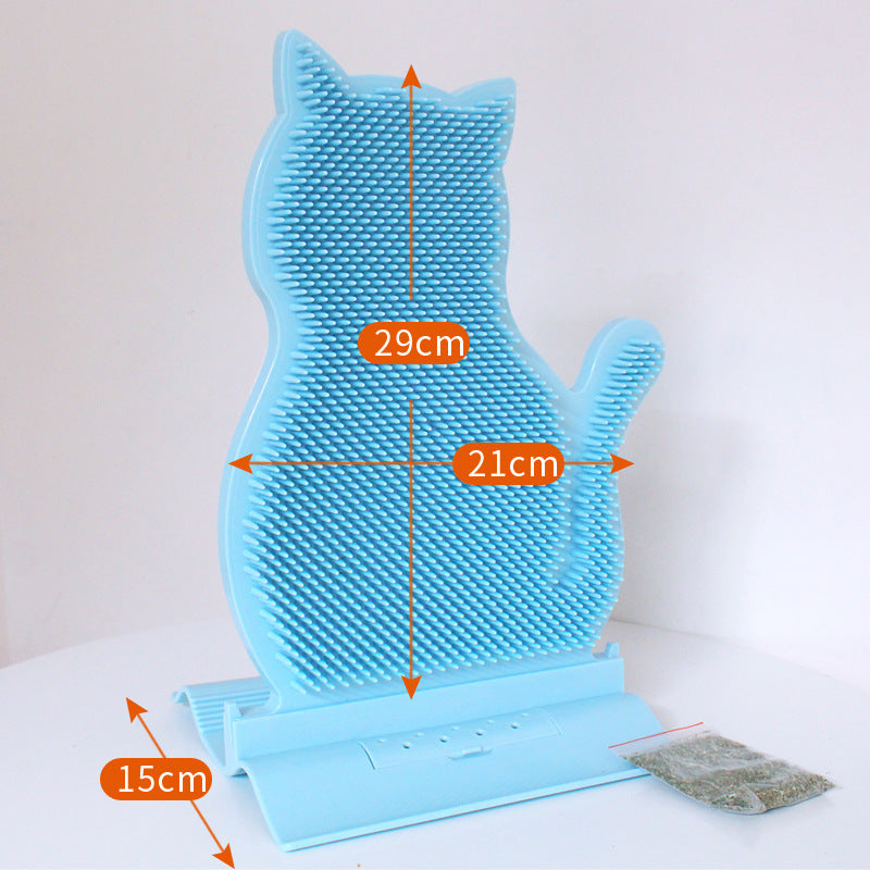 HKM-8892477 Cat Scratcher with Debris Device and Catnip Clip for Easy Installation and Cleaning