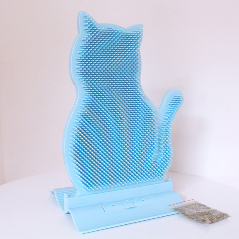 HKM-8892477 Cat Scratcher with Debris Device and Catnip Clip for Easy Installation and Cleaning