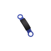 HKM-8892733 Engraved Silicone & Stainless Steel Pet ID Tag for Identification