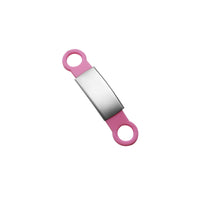 HKM-8892733 Engraved Silicone & Stainless Steel Pet ID Tag for Identification
