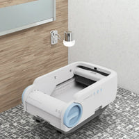 HKM-889427 Self-Cleaning Cat Litter Box with Modular Structure and Anti-Stick Base, 5L Capacity
