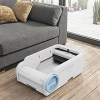 HKM-889427 Self-Cleaning Cat Litter Box with Modular Structure and Anti-Stick Base, 5L Capacity