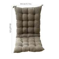 HKM-889491 High Back Detachable Patio Chair Cushions for Outdoor and Office Use