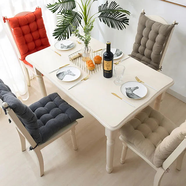 HKM-889491 High Back Detachable Patio Chair Cushions for Outdoor and Office Use