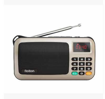 HKM-889619 Compact FM Radio Bluetooth Speaker with MP3 Player and LED Display