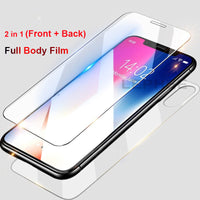 HKM-889683 Tempered Glass Screen Protector for Apple Phones - Anti-Reflective, Anti-Fingerprint, HD Clarity