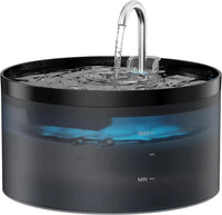 HKM-889747 Transparent 2L Automatic Pet Water Fountain for Cats and Small Dogs