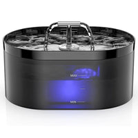 HKM-889747 Transparent 2L Automatic Pet Water Fountain for Cats and Small Dogs