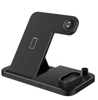 HKM-890003 4-in-1 Adjustable Wireless Charger with Fast Charging for Smartphones, Apple Watch, AirPods, and Apple Pencil