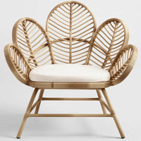 HKM-890003 Rattan Outdoor Sofa for Courtyards and Gardens - Stylish Lounge Chair for Balconies and Living Rooms