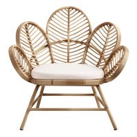 HKM-890003 Rattan Outdoor Sofa for Courtyards and Gardens - Stylish Lounge Chair for Balconies and Living Rooms