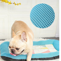 HKM-8900669 Cooling Pet Ice Mat in Blue, Yellow, Pink, Green - Sizes S, M, L Available
