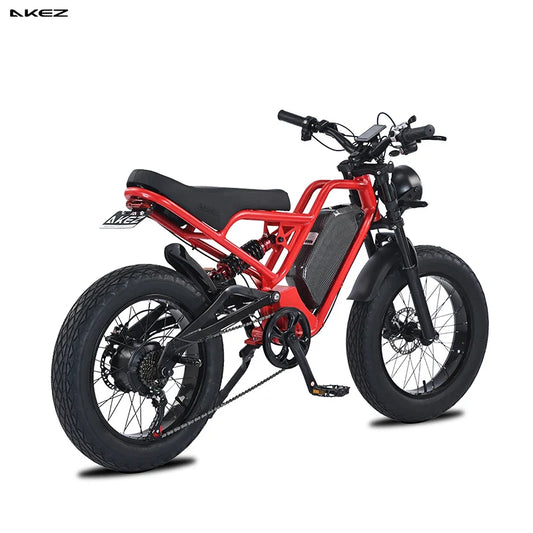HKM-890067 Electric Fat Bike 1500W with 20" Wheels, 7-Speed, Hydraulic Brakes, 150KG Capacity, 48V 18Ah Battery
