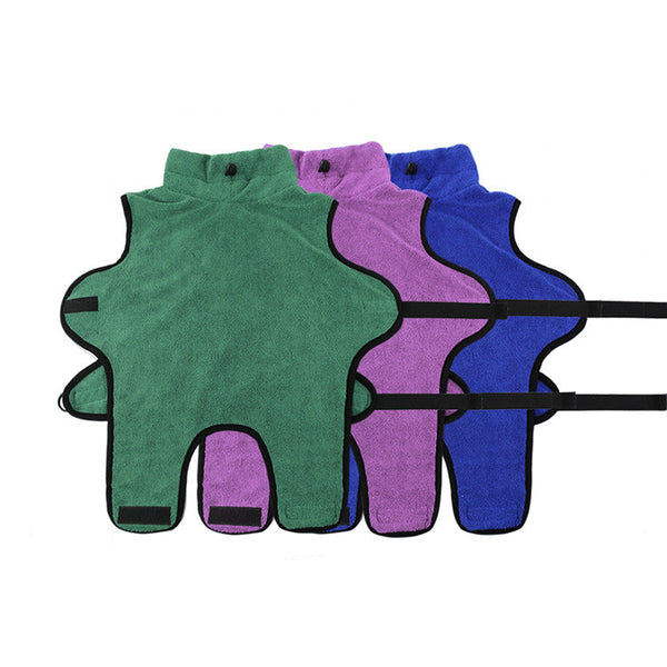 HKM-8900797 Microfiber Dog and Cat Bathrobe for All Seasons, Suitable for Small to Large Pets