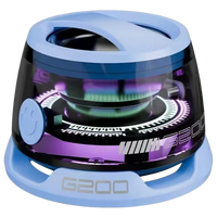 HKM-890131 Portable Mini Bluetooth Speakers with RGB LED Lighting, 3W Bass Sound, and Compact Design