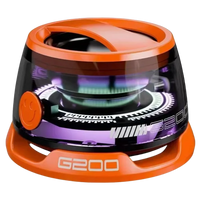 HKM-890131 Portable Mini Bluetooth Speakers with RGB LED Lighting, 3W Bass Sound, and Compact Design