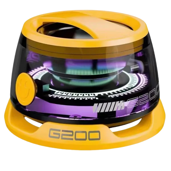 HKM-890131 Portable Mini Bluetooth Speakers with RGB LED Lighting, 3W Bass Sound, and Compact Design