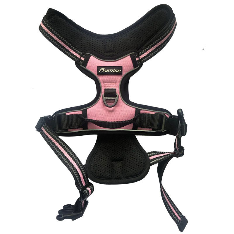 HKM-8901693 Reflective Explosion-Proof Dog Harness for All Breeds - Oxford Cloth, Mesh, and EVA