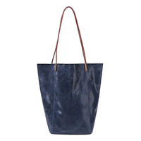HKM-890195 Large Capacity Shoulder Bag for Women in Vegetable Tanned Leather - Versatile Tote in Multiple Colours
