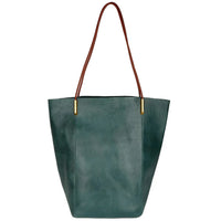 HKM-890195 Large Capacity Shoulder Bag for Women in Vegetable Tanned Leather - Versatile Tote in Multiple Colours