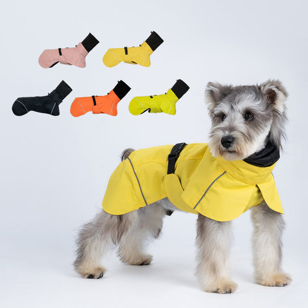 HKM-8902077 Waterproof Poncho for Small and Medium-Sized Dogs in Multiple Colors and Sizes
