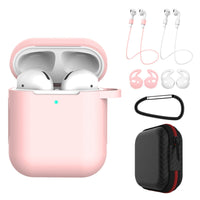 HKM-890323 Silicone Earphone Protective Cover Set with Accessories for AirPods & Compatible Models