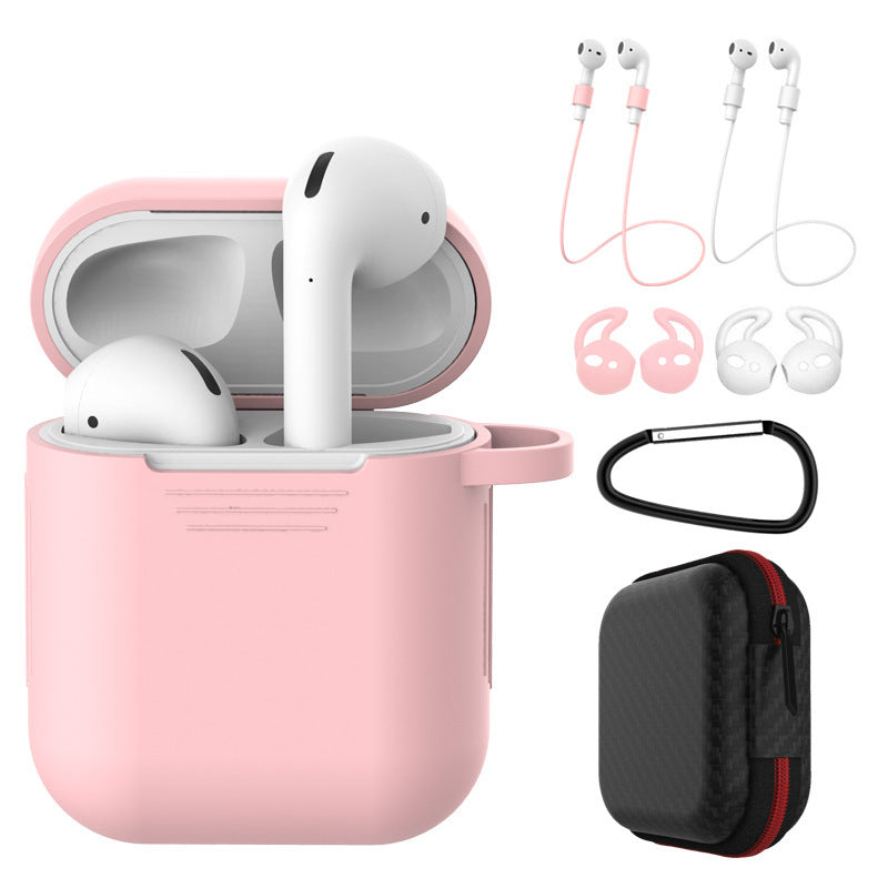 HKM-890323 Silicone Earphone Protective Cover Set with Accessories for AirPods & Compatible Models