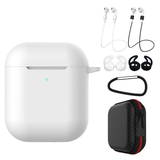 HKM-890323 Silicone Earphone Protective Cover Set with Accessories for AirPods & Compatible Models