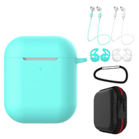 HKM-890323 Silicone Earphone Protective Cover Set with Accessories for AirPods & Compatible Models