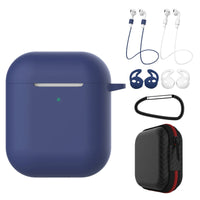 HKM-890323 Silicone Earphone Protective Cover Set with Accessories for AirPods & Compatible Models