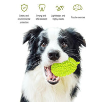HKM-8903869 Durian Shape Durable Chew Toy for Dogs - Bite-Resistant Tooth Cleaning Ball