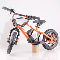 HKM-890707 36V Kids Mini Electric Balance Motorcycle, 12-Inch No Pedal Toy Bike, 3-Speed, Off-Road Capable, Lightweight Aluminum Frame, Disc Brake