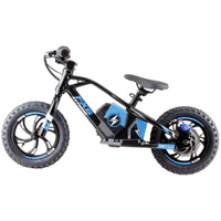 HKM-890707 36V Kids Mini Electric Balance Motorcycle, 12-Inch No Pedal Toy Bike, 3-Speed, Off-Road Capable, Lightweight Aluminum Frame, Disc Brake