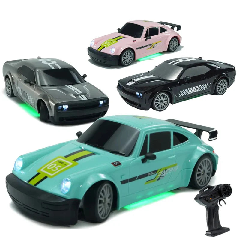 HKM-890707 4WD Electric Remote Control Off Road Drift RC Car, 1:20 Scale, Ready-to-Go for Ages 5 and Up