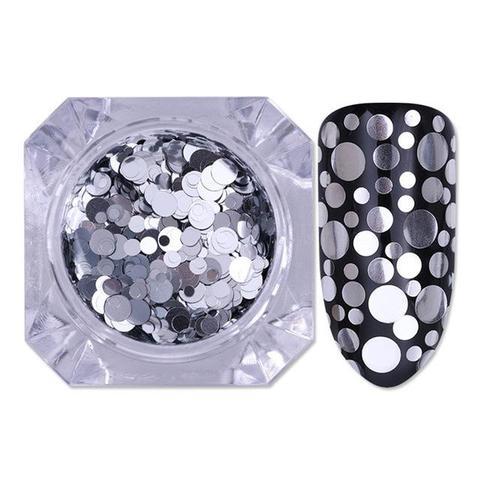 HKM-890771 Holographic Chunky Glitter Sequins for Nail Art - 1g
