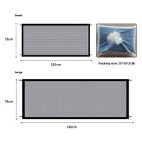 HKM-8909757 Portable Folding Pet Safety Fence - Durable Nylon Mesh Isolation Network for Dogs - Sizes: 1m, 1.1m, 1.8m