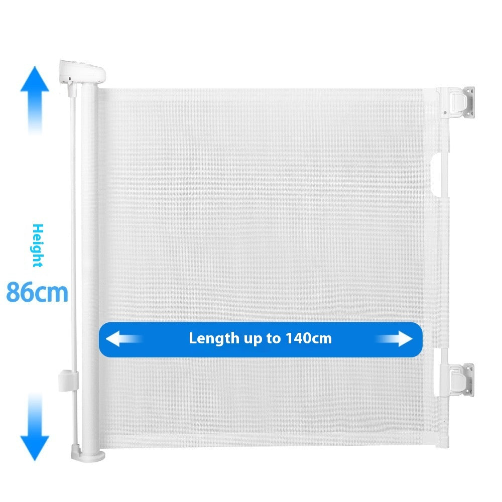 HKM-8909757 Portable Folding Pet Safety Fence - Durable Nylon Mesh Isolation Network for Dogs - Sizes: 1m, 1.1m, 1.8m