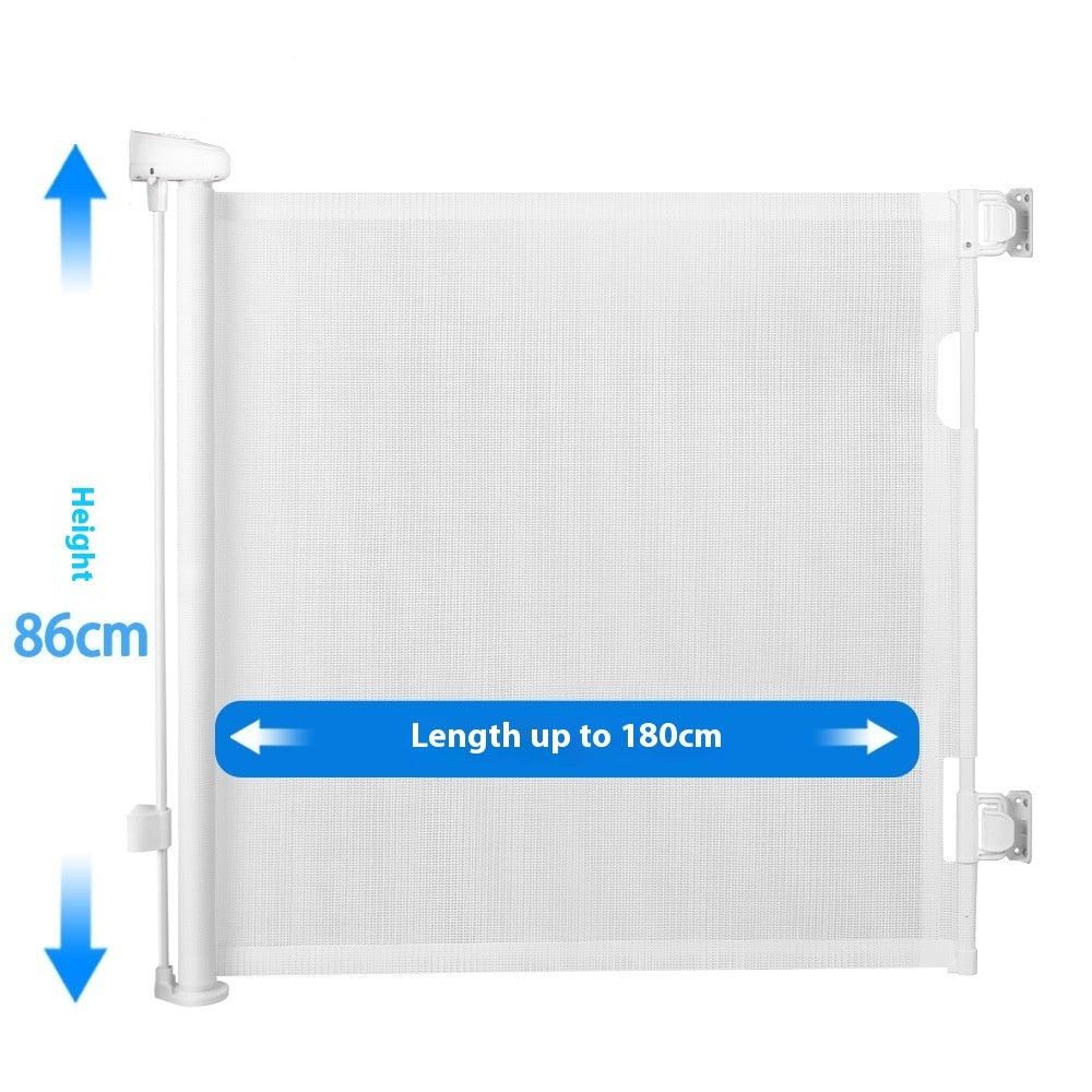 HKM-8909757 Portable Folding Pet Safety Fence - Durable Nylon Mesh Isolation Network for Dogs - Sizes: 1m, 1.1m, 1.8m