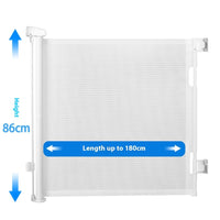 HKM-8909757 Portable Folding Pet Safety Fence - Durable Nylon Mesh Isolation Network for Dogs - Sizes: 1m, 1.1m, 1.8m