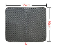 HKM-8910013 Double Layer Cat Litter Mat with Waterproof Layer for Easy Cleaning and Claw Trapping