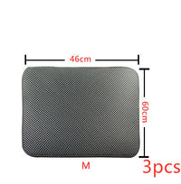 HKM-8910013 Double Layer Cat Litter Mat with Waterproof Layer for Easy Cleaning and Claw Trapping